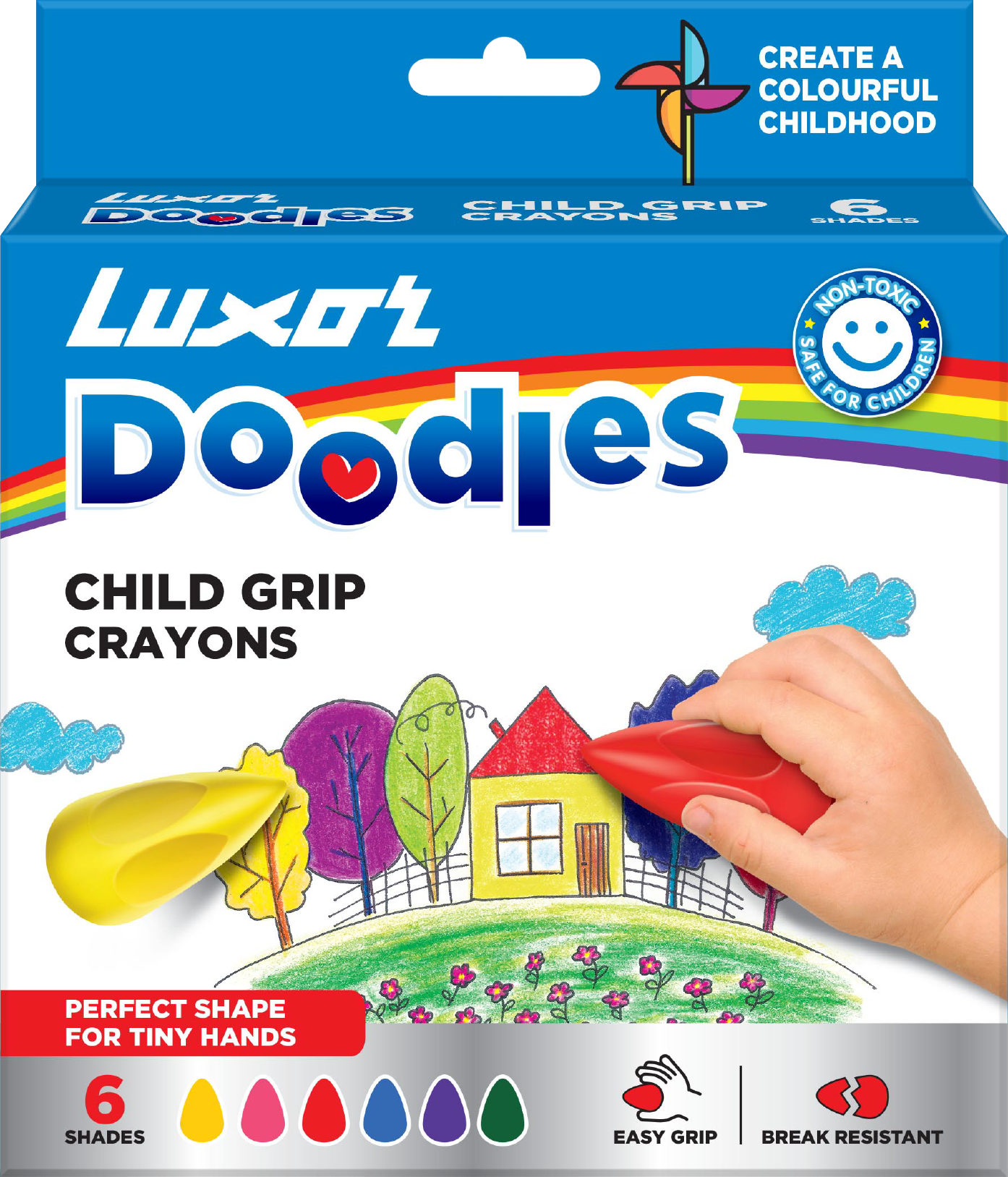 Child Grip Crayons
